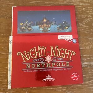 Hallmark Red and White North Pole Storybook